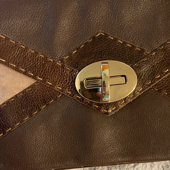 VTG CARLA MANCINI STUNNING LEATHER LUXURY BOUTIQUE BAG NWOT- - Picture 10 of 16